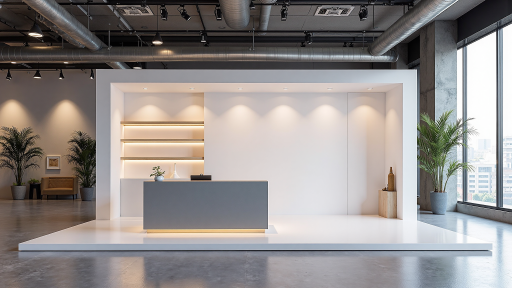 金融服务产品展示，现代化银行营业厅环境，专业服务场景